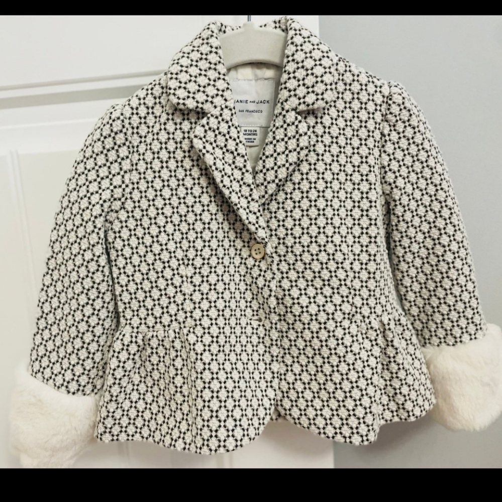 NWOT Janie and Jack blazer/coat 18/24mos